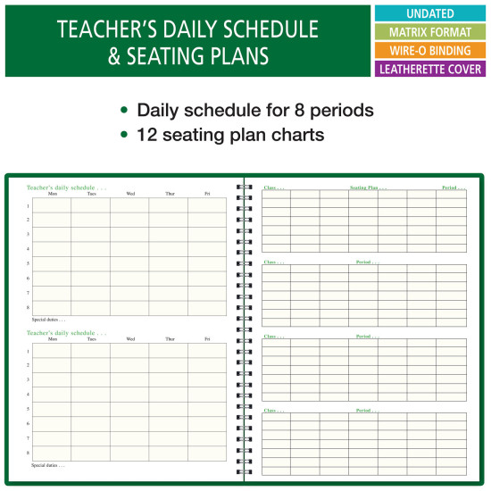6WPL - 6 Period WIDE Teacher Lesson Plan Book