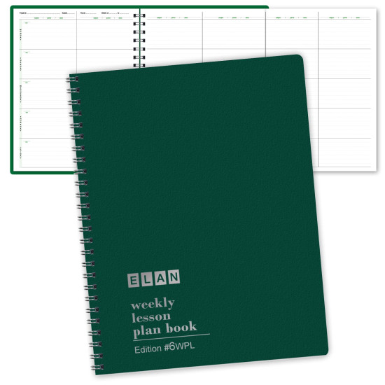 6WPL - 6 Period WIDE Teacher Lesson Plan Book