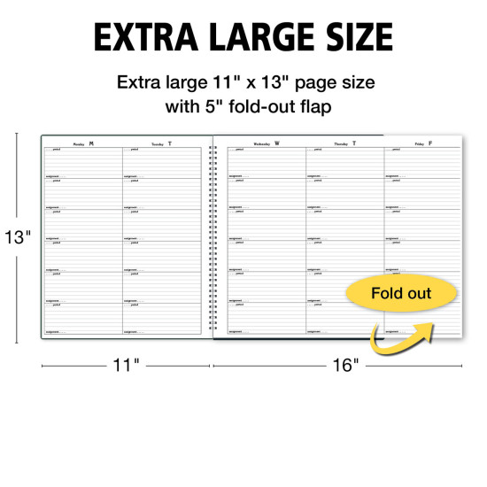 KING-P -King Plan - Over-sized Teacher Lesson Plan Book