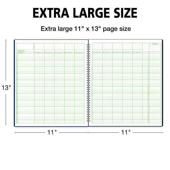 KING-R -King Record - Oversize Record Book - 6-10 Weeks