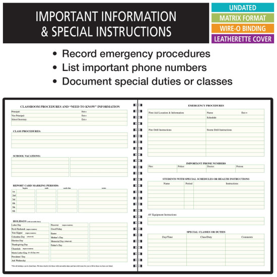 PR7-6 - Combination Plan and Record Book