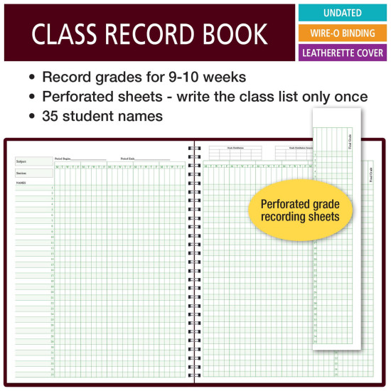 R1035 -Class Record Book - 9-10 Weeks