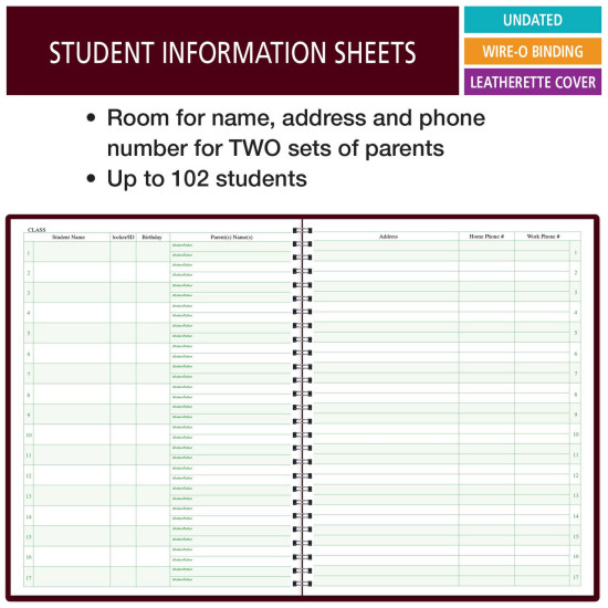 R1035 -Class Record Book - 9-10 Weeks