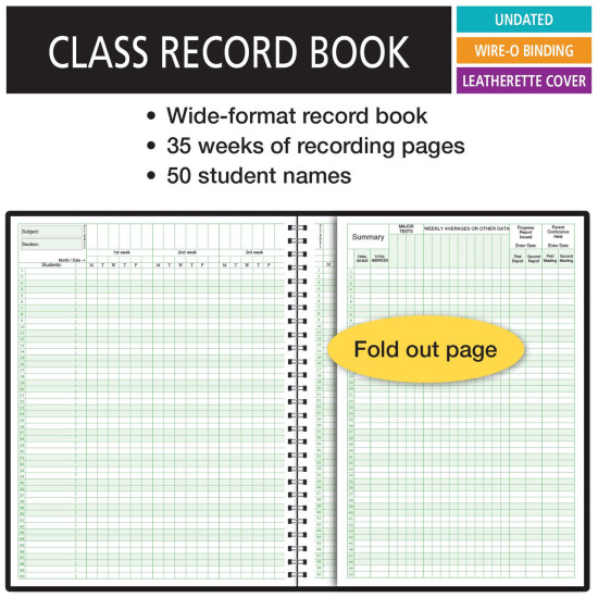 R9310 - Class Record Book - 10 Weeks