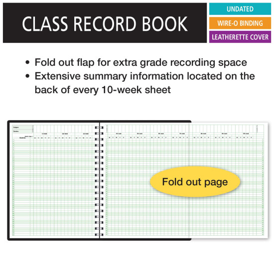 R9310 - Class Record Book - 10 Weeks
