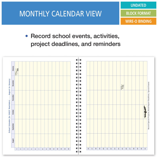 S40 - Undated Student Assignment Planner