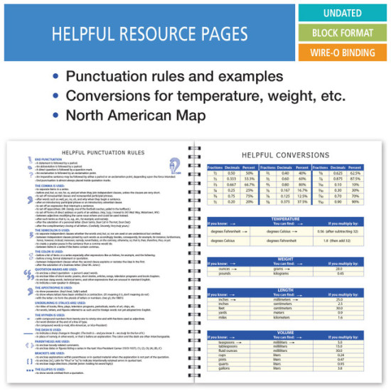 S40 - Undated Student Assignment Planner