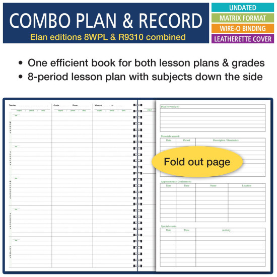 WC-8 - Combination WIDE Plan and Record Book
