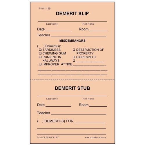 Detention & Demerit