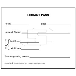 24D - Library Pass