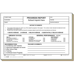 45HS1 - Progress Report - Bilingual w/School Imprint