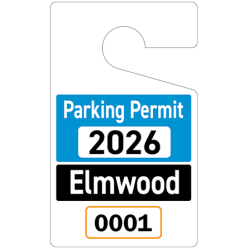 56H3 - Parking Hang Tag - Standard