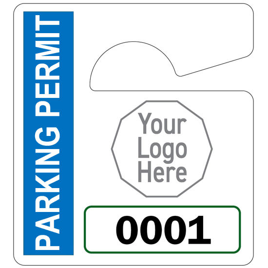 56J1 - Parking Hang Tag - Small