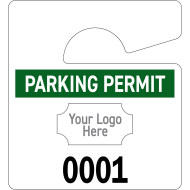 56J3 - Parking Hang Tag - Small
