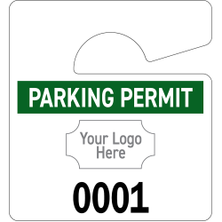 56J3 - Parking Hang Tag - Small