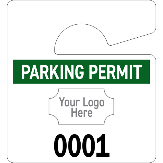 56J3 - Parking Hang Tag - Small