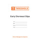 902-SK - Early Dismissal Slip Book