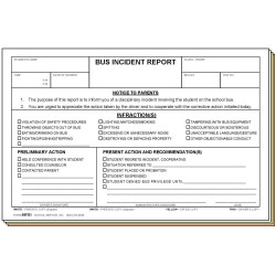 98FS1 - Bus Incident Report - Bilingual