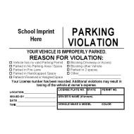 B56 - Parking Violation Sticker Book