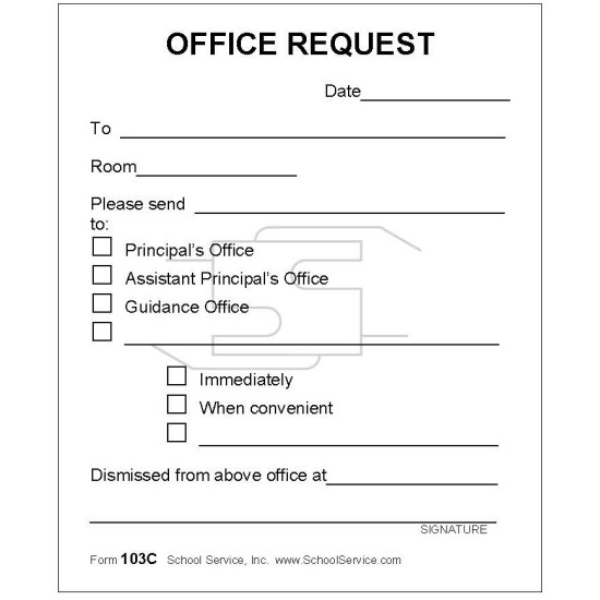 103C - Office Request