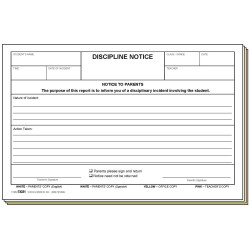 73CS1 - Discipline Notice - Bilingual