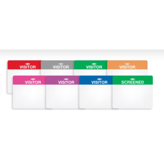 VDBT - Stock Disposable Badge Tags – Preprinted VDBT - Stock Disposable Badge Tags – Preprinted