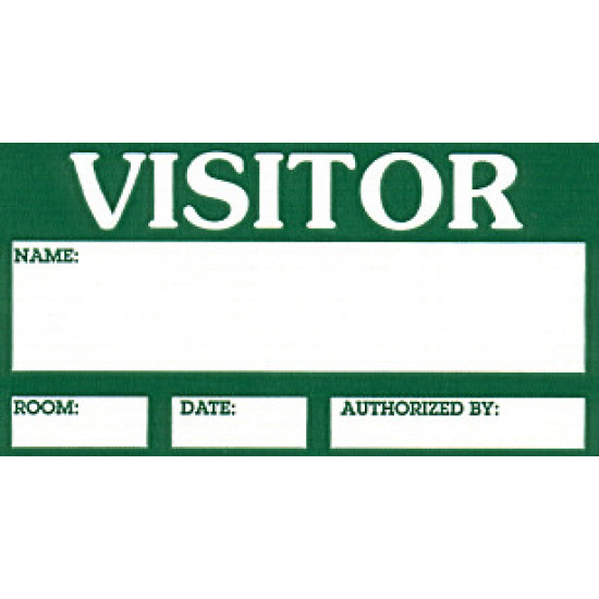 101A - Visitor Label Badge