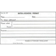 107 - Intra-School Permit