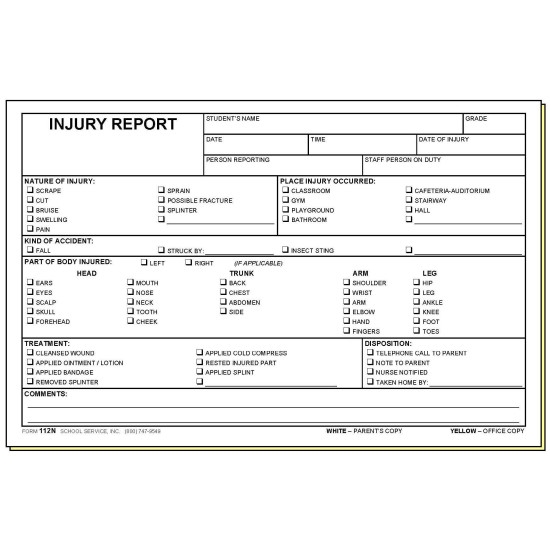 112N - Injury Report