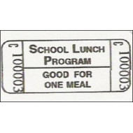 18P - C Prefix Lunch Roll Tickets