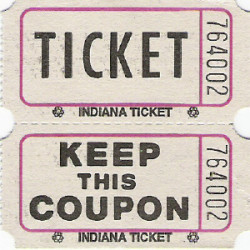 204 - Coupon Roll Tickets