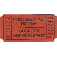 20B - H Prefix Breakfast Roll Tickets