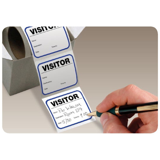 641RL - Visitor Pass On-A-Roll