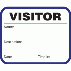 641RL - Visitor Pass On-A-Roll