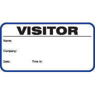 703 - Stock Visitor Label Badges Book