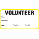 707 - Stock Volunteer Label Badges Book