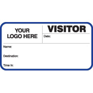 713 - Visitor Label Badges Book