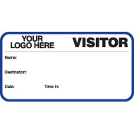 750 - Visitor Label Badges Book