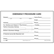 101 - Emergency Procedure Card
