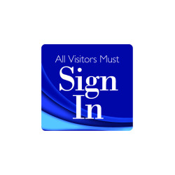 101F - Visitor Sign In Window Decal