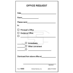 103D - Office Request