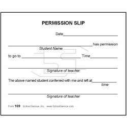 109 - Permission Slip