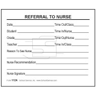 112A - Referral to Nurse