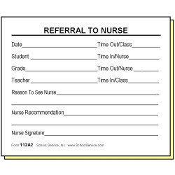 112A2 - Two-Part Referral to Nurse