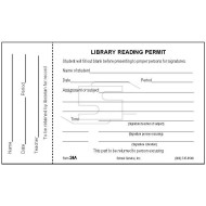 24A - Perforated Library Reading Permit