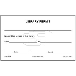 24B - Library Permit