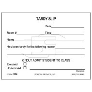 254 - Tardy Slip