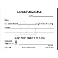 255 - Excuse for Absence