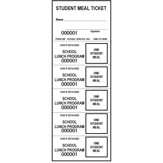 26 - Lunch Strip Tickets