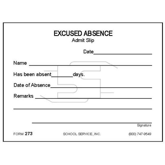 273 - Excused Absence